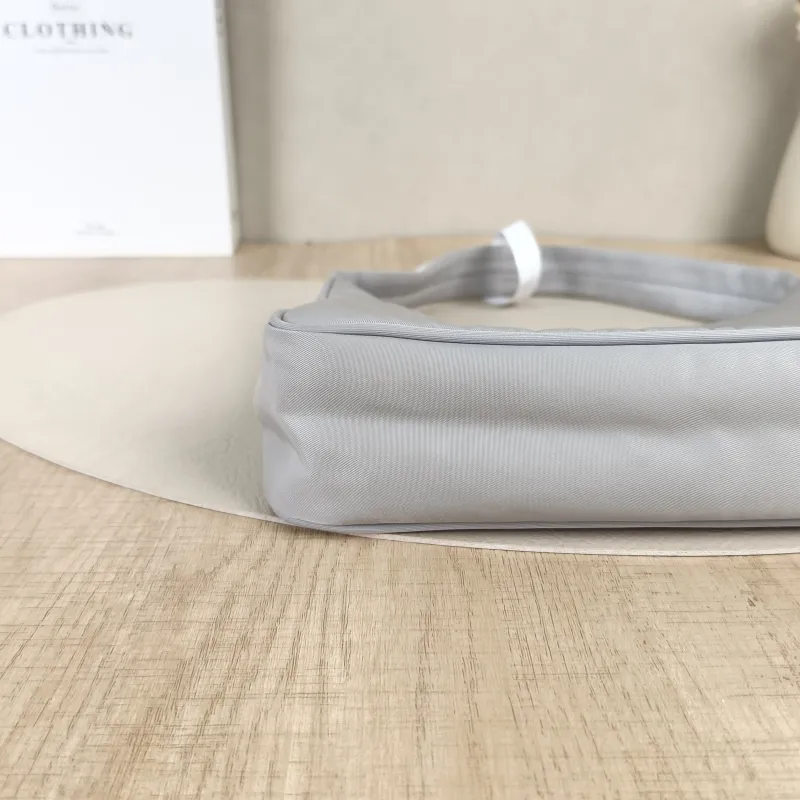 PRADA Shoulder Bag Re-Edition hobo Blue Nylon 22 × 6 × 17 cm — cover view 6 of 9