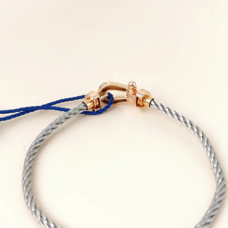 FRED Bracelet Force 10 Collection Bracelet Gold18k Medium2*1cm — cover view 4 of 8