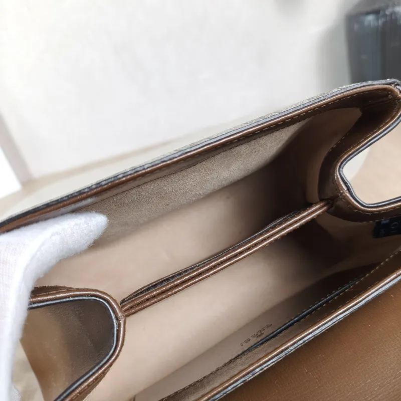 GUCCI Top Handle Bag Horsebit 1955Collection Top Handle Bag Monogram PVC Small 22 × 10.5 × 16 cm — detail view 2 of 12