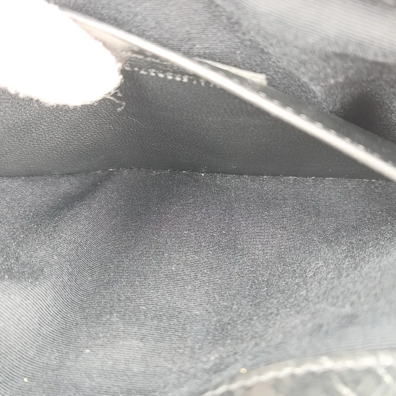SAINT LAURENT Crossbody Bag Niki Black Waxed Leather Calfskin Small 21 × 7.5 × 16 cm — detail view 13 of 13