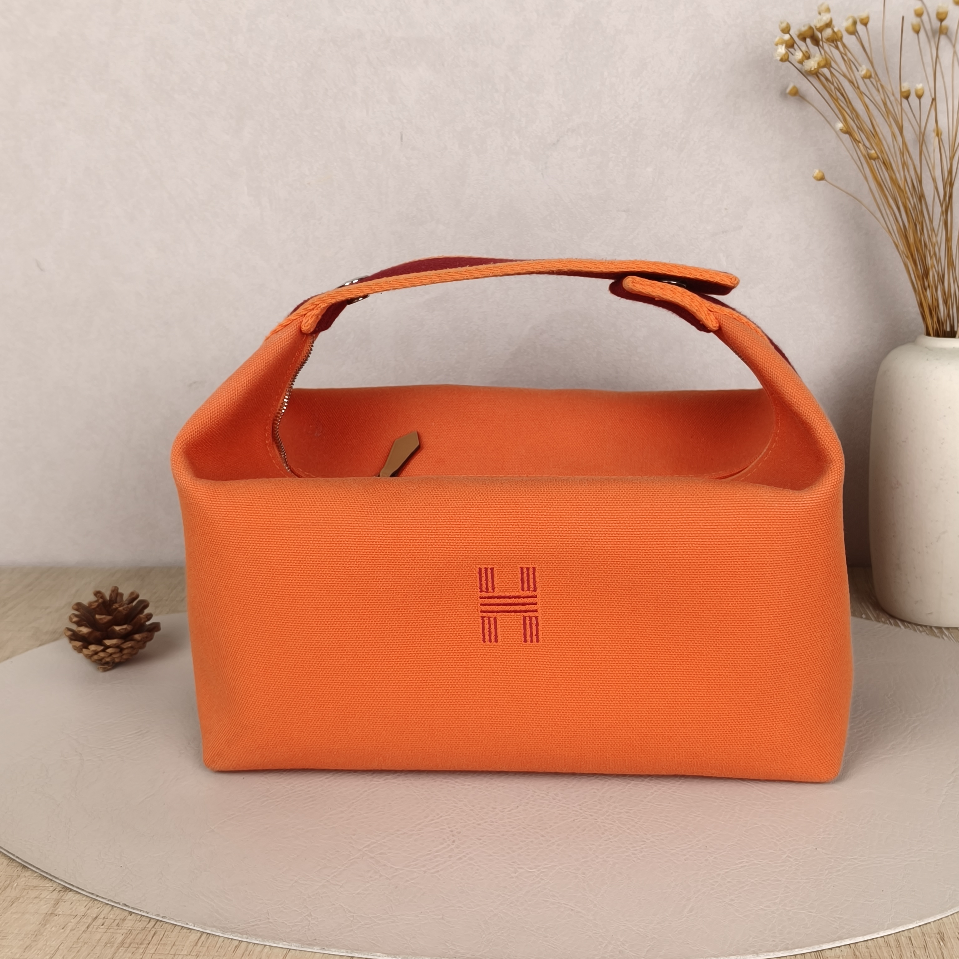 Hermès Top Handle Bagbride-a-brac 93 Canvas Medium25 × 15 × 27 cm