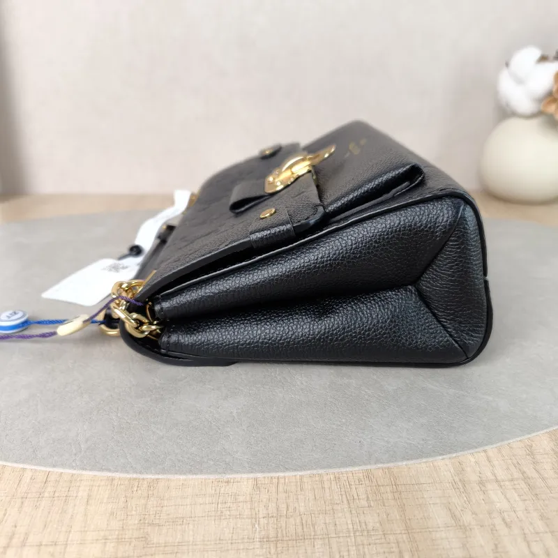 Louis Vuitton Shoulder Bag VAVIN Black Empreinte Embossed Calfskin BB20.5 × 8 × 15.5 cm — detail view 3 of 13