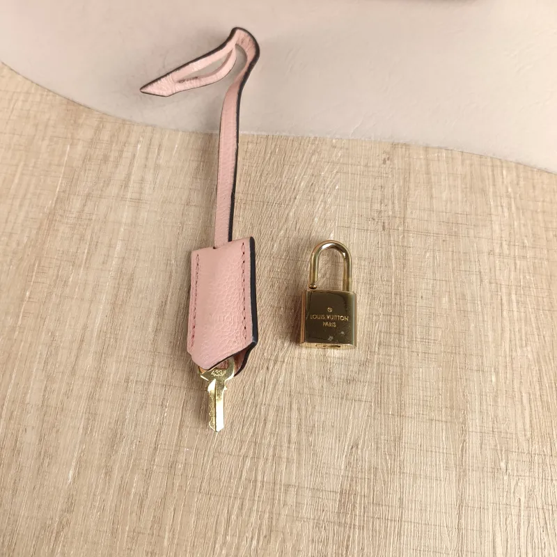 Louis Vuitton Top Handle Bag Montaigne Pink Calfskin BB 29 × 13 × 20 cm — detail view 9 of 11