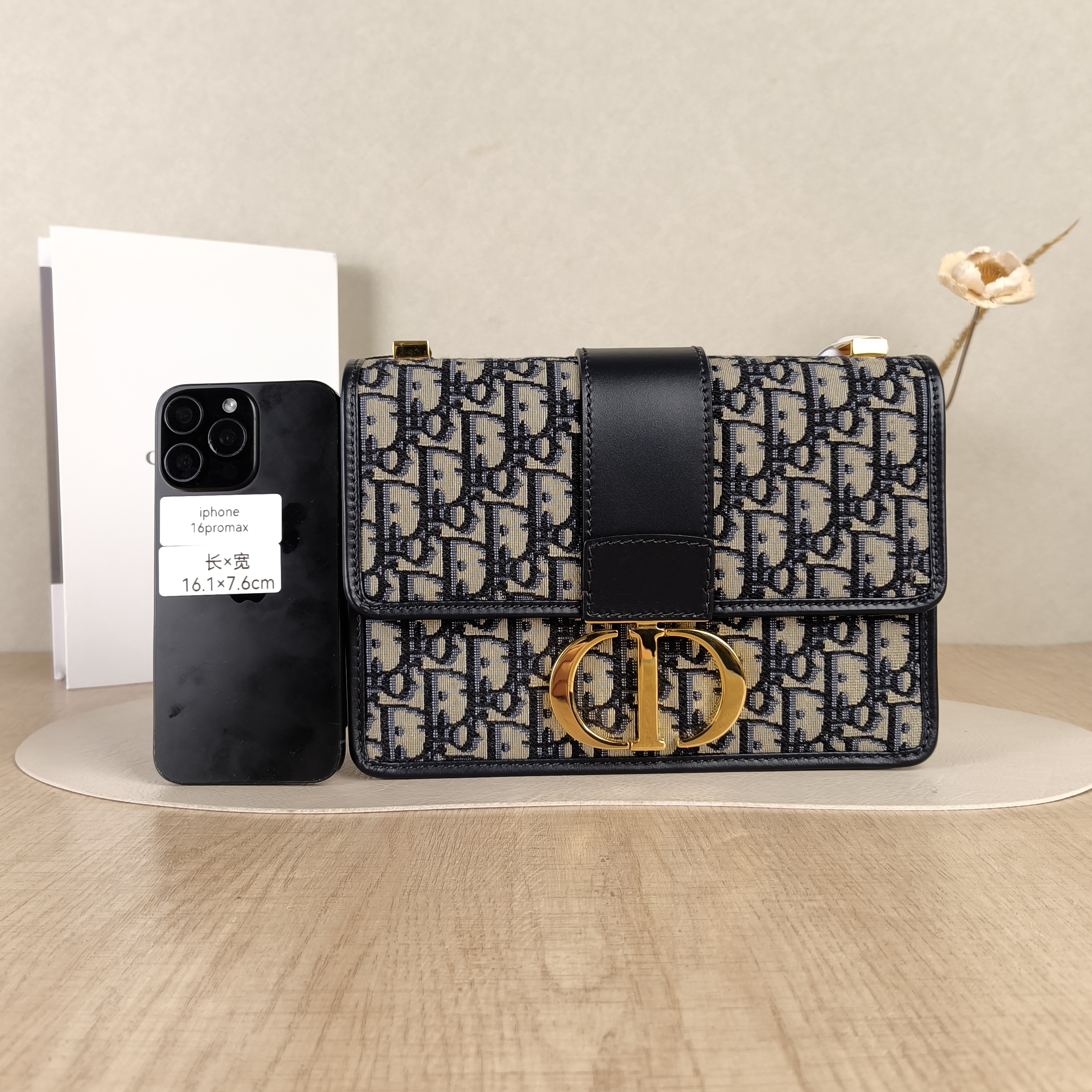 DIOR Crossbody Bag30Montaigne 30 Edition Canvas Medium25 × 9 × 16.5 cm — cover view 2 of 5
