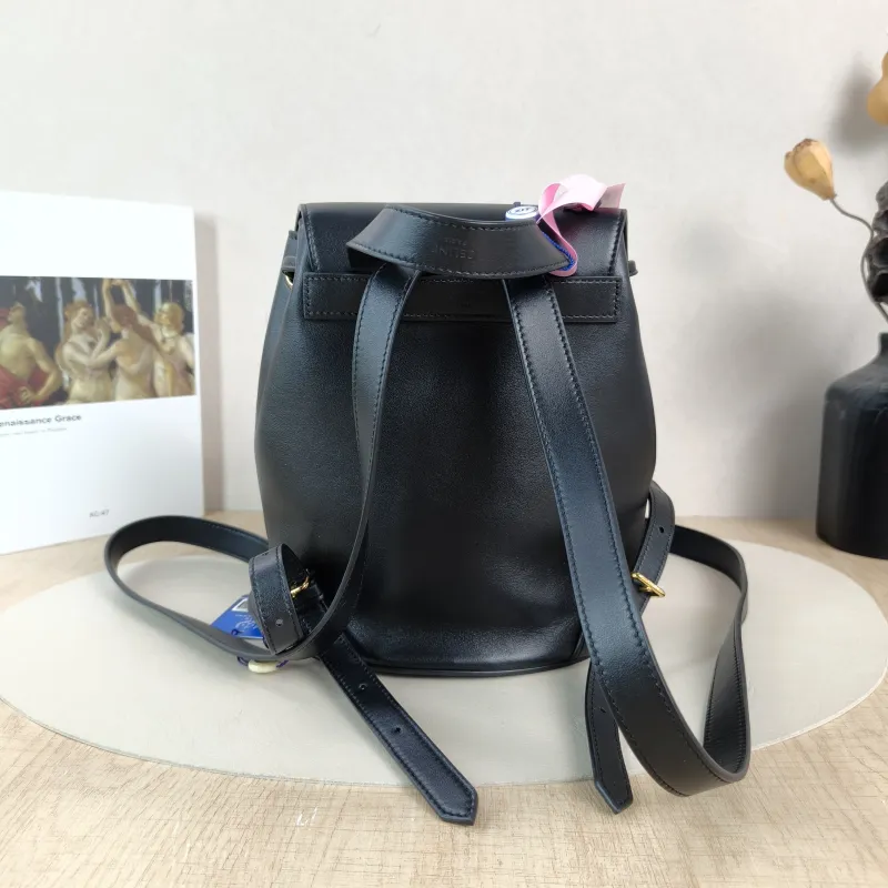 CELINE Backpack BONNIE Backpack Black Calfskin One Size18 × 13 × 25 cm — cover view 5 of 6