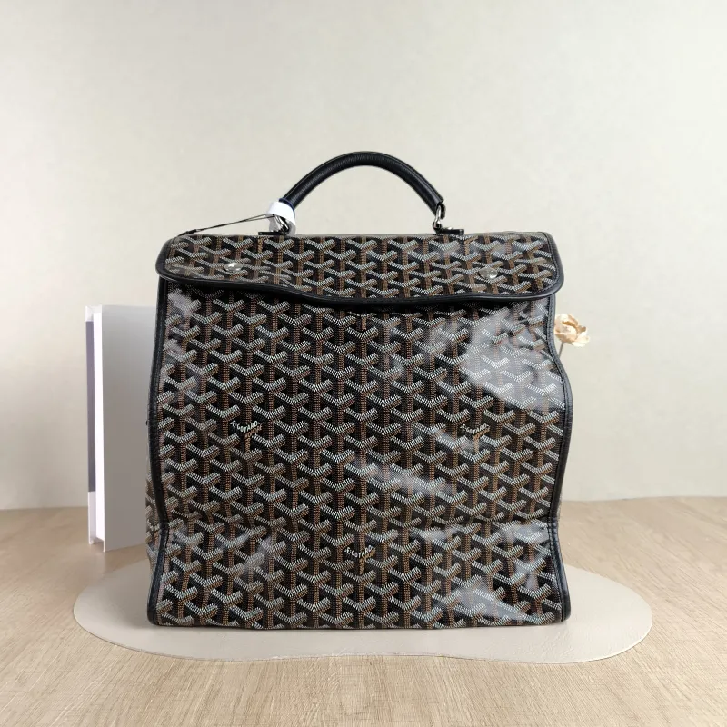 GOYARD Backpack SAINT LEGER Backpack Black ine Canvas One Size 34 × 15 × 37 cm