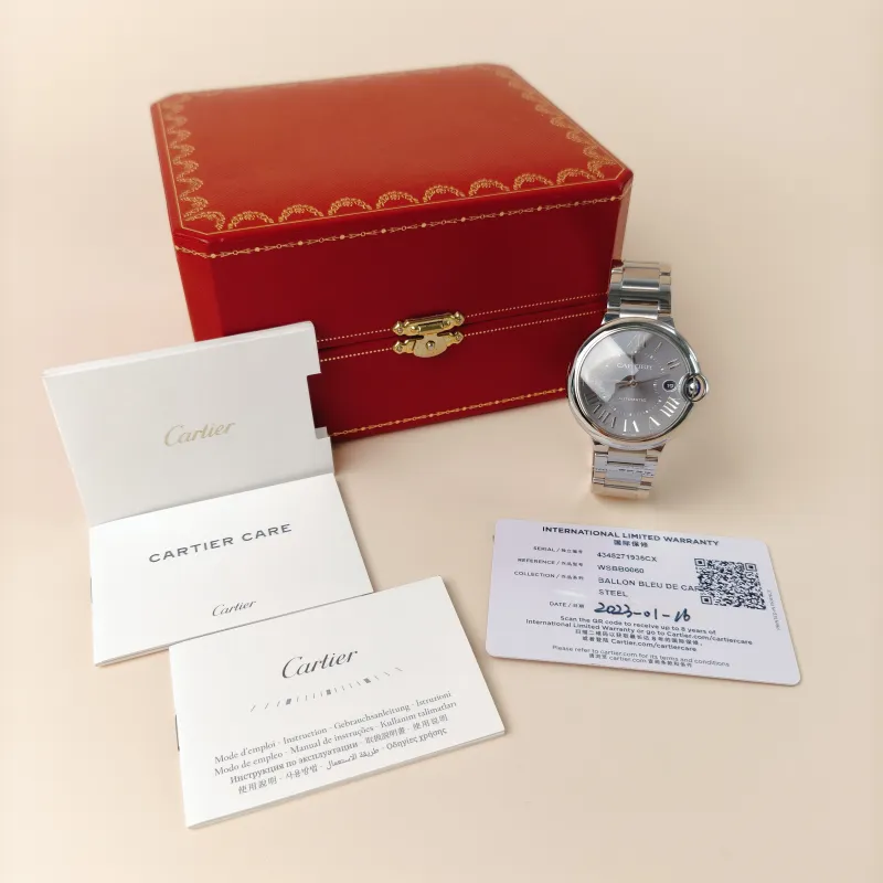 CARTIER Watch Ballon Bleu de Collection Watch Dark Grey One Size40 — cover view 2 of 12