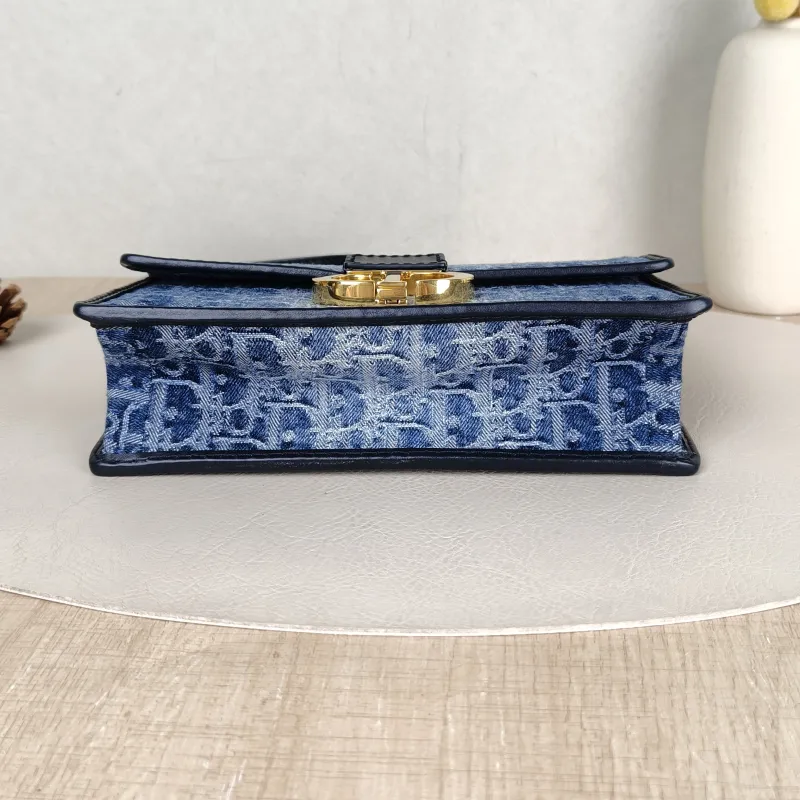DIOR Crossbody Bag 30 Montaigne East-West 30 Blue Small 21 × 6 × 12 cm — cover view 5 of 5