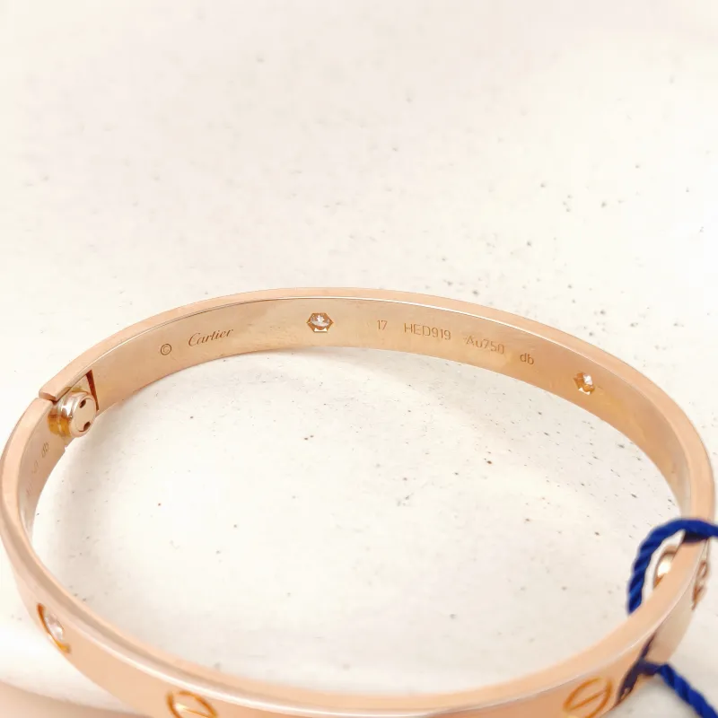 CARTIER Bangle Love Collection Bangle Rose Gold Diamond18KR ose Gold Edition 17 — cover view 2 of 11