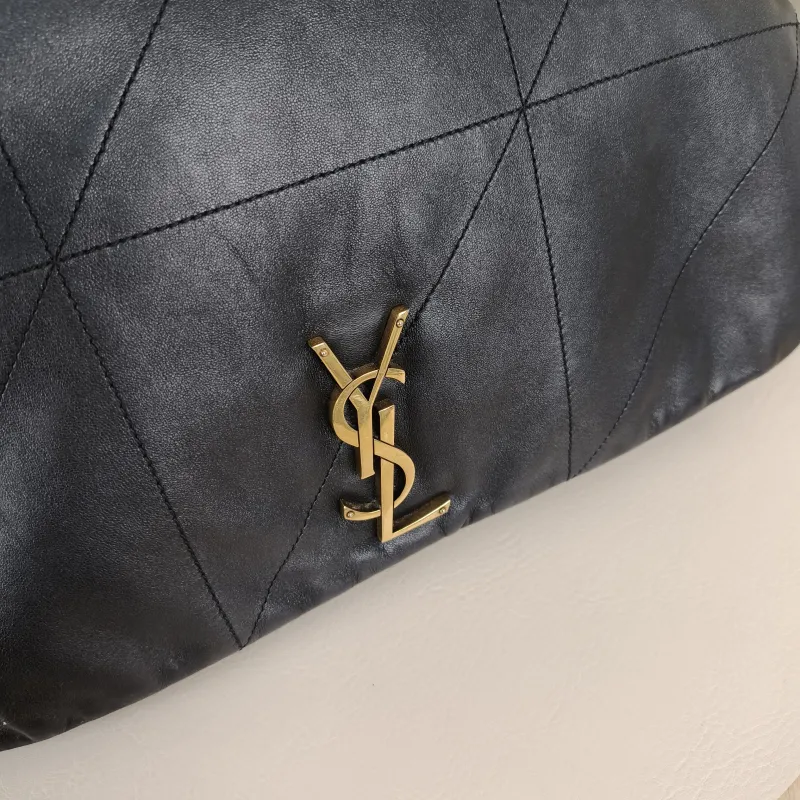 SAINT LAURENT Crossbody Bag JAMIE Black SL ambskin Large43 × 9 × 29 cm — detail view 3 of 9