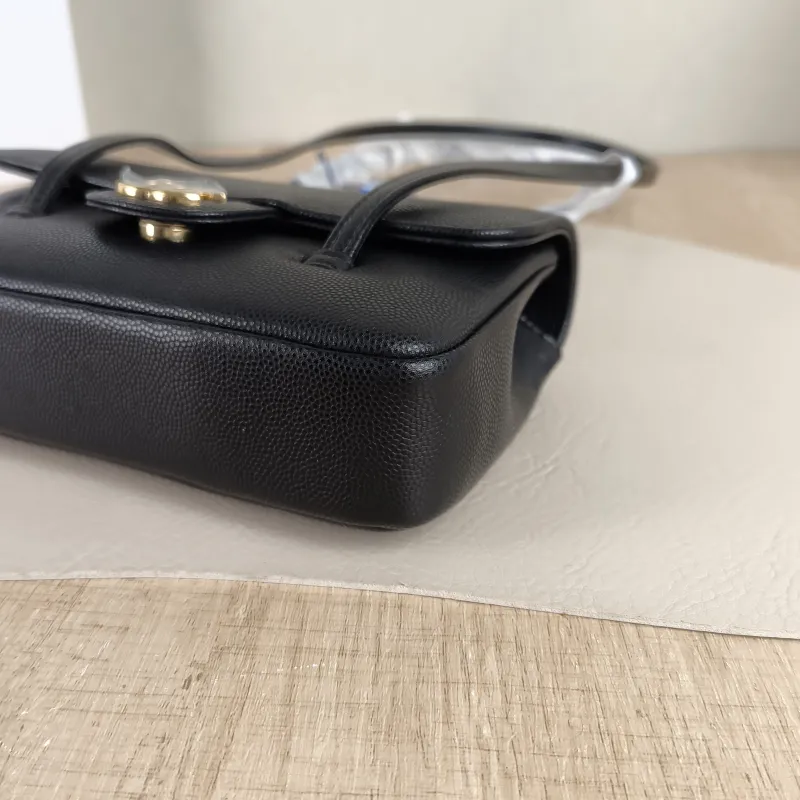 Chanel Crossbody Bag26p preppy coco Black Grained Calfskinmini17 × 5 × 11.5 cm — detail view 3 of 10