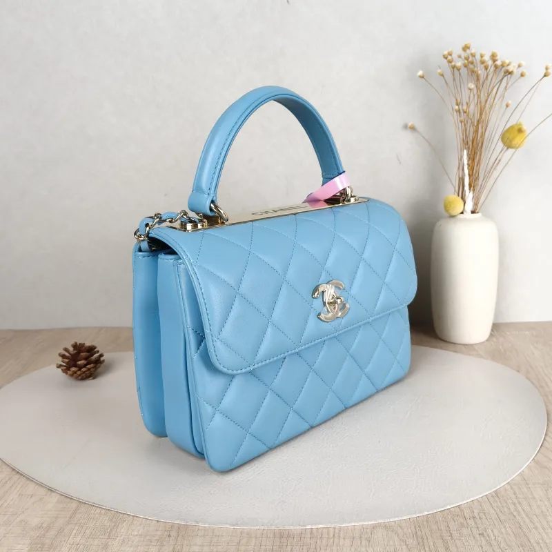 Chanel Crossbody Bag Trendy CC Blue Lambskin Small25 × 12 × 17 cm — cover view 2 of 5