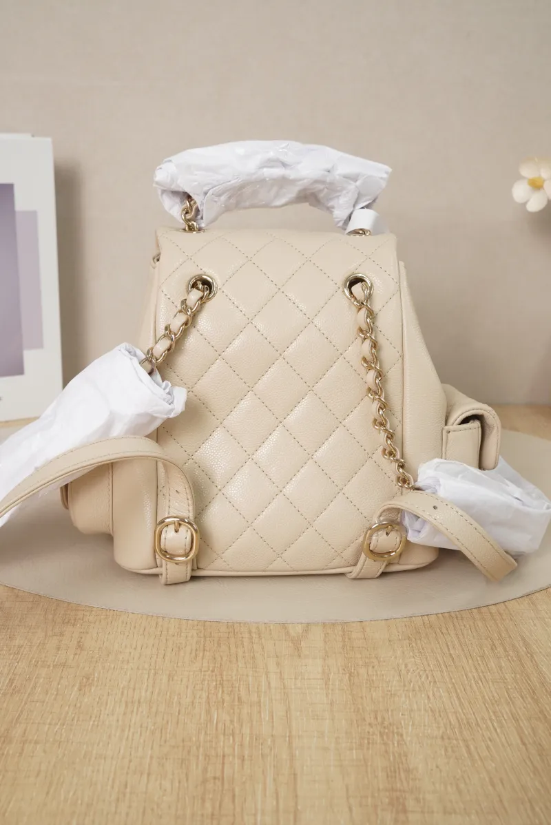 Chanel duma Small Grained Calfskin Microchip Edition · 18 × 10 × 18 cm — cover view 4 of 7