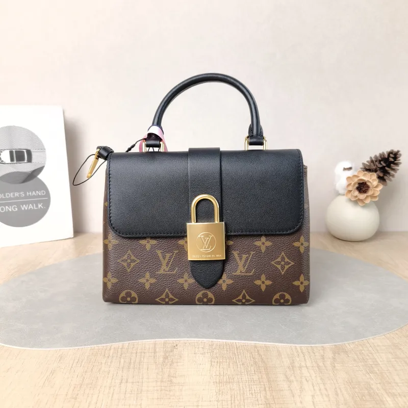 Louis Vuitton Crossbody Bag Locky BB Black PVC BB 20 × 7.5 × 16 cm