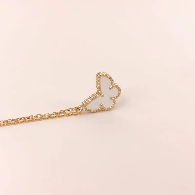 Van Cleef & Arpels Necklace Fauna Collection Butterflies Collection Pearl · White Mother-of-Pearl18KY ellow Gold Sweet Mini40cm — cover view 8 of 10