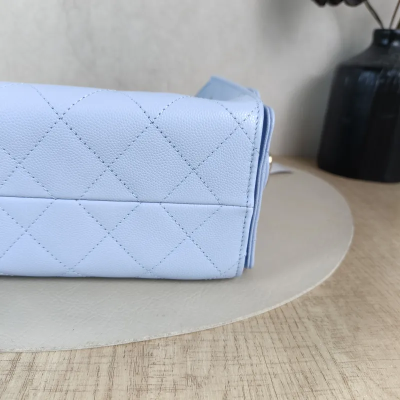 Chanel Crossbody Bag 25Bag Blue Grained Calfskin Mini 22 × 12.5 × 20 cm — detail view 7 of 13
