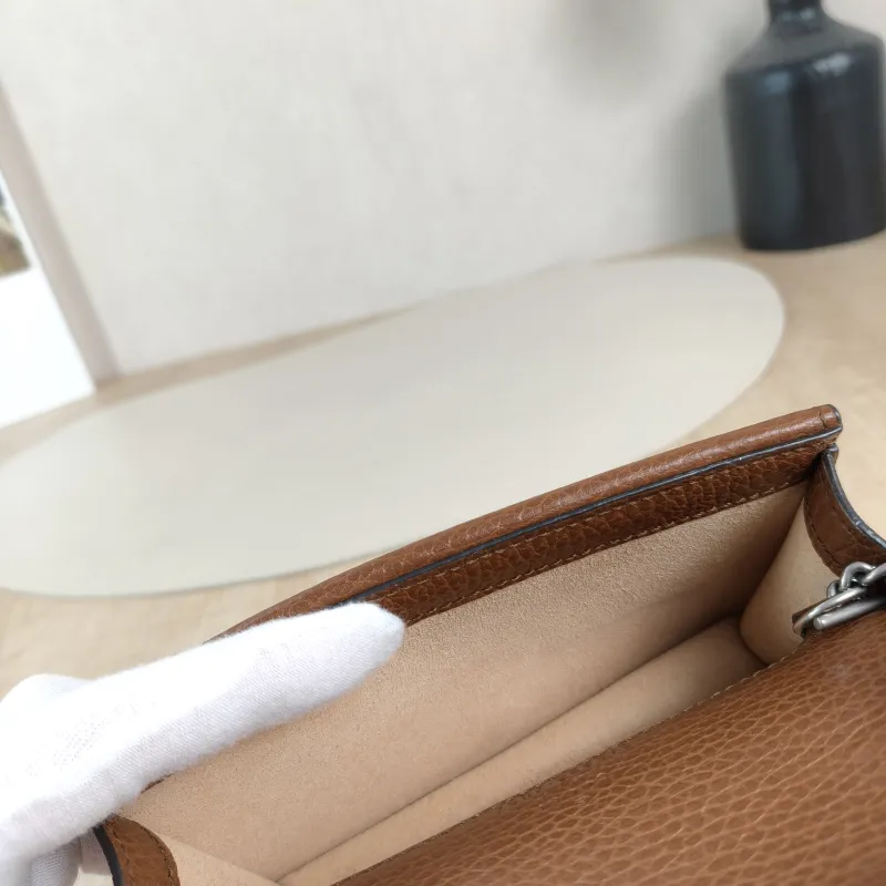 GUCCI Crossbody Bag Dionysus Blue Brown mini16.5 × 4.5 × 10 cm — detail view 2 of 13