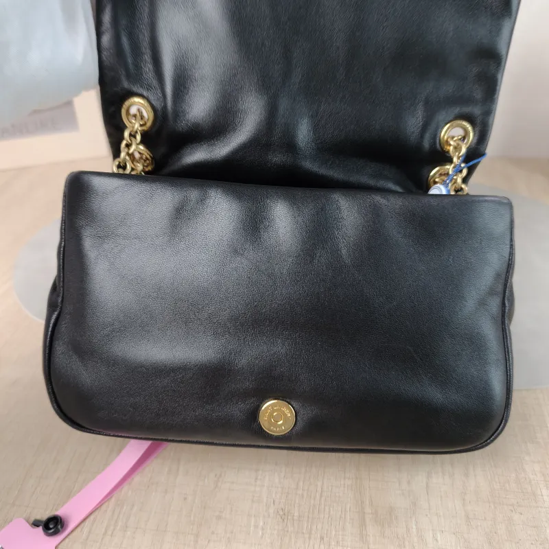 SAINT LAURENT Crossbody Bag Jamie 4.3 Chain Bag Black SL ambskin Mini 20 × 7 × 12 cm — detail view 6 of 14