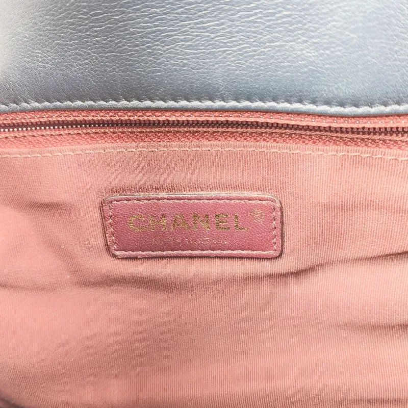 Chanel Top Handle Bag Top Handle Bag Navy Waxed Leather 32 × 12 × 23 cm 23 — detail view 3 of 13