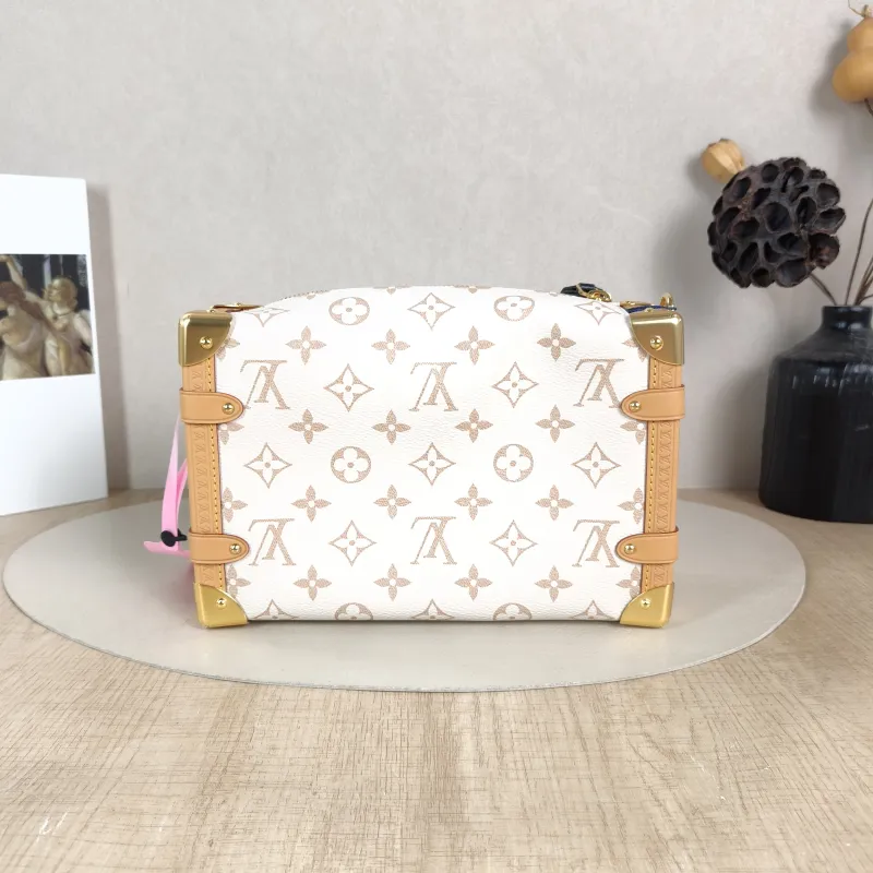 Louis Vuitton Crossbody Bag Side Trunk Box · Black PVC Medium 23.5 × 8.5 × 16 cm — cover view 2 of 5