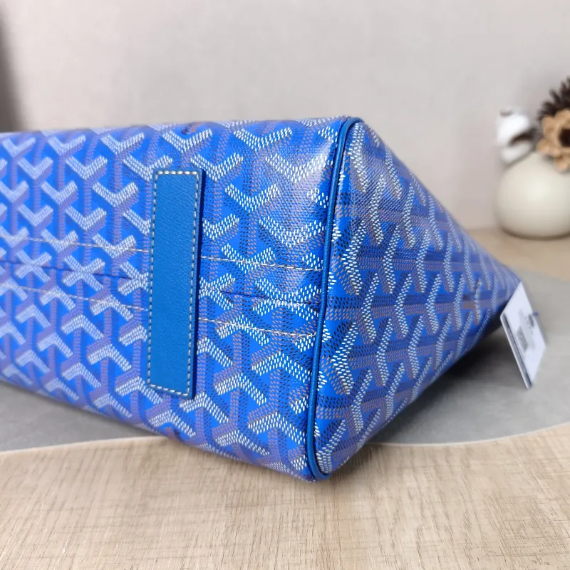 GOYARD Shoulder Bag Rouette Shoulder Bag Blue PVC Small 31 × 14 × 23 cm — detail view 2 of 12