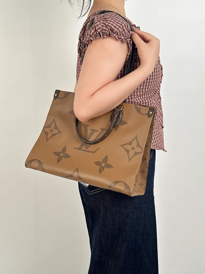 Louis Vuitton Shoulder Bag Onthego Medium Monogram PVC Medium35 × 14 × 27 cm — on-model view 1 of 2