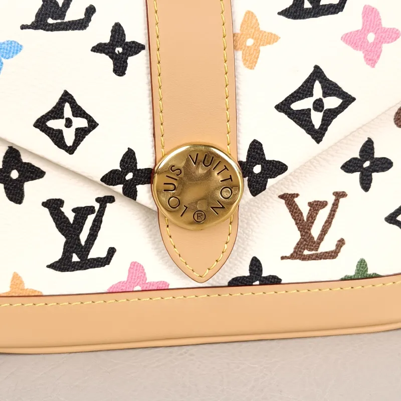 Louis Vuitton Crossbody Bag ENVELOPE Messenger Bag Box Tyler Yellow PVC Mini 19 × 7 × 12 cm — detail view 4 of 12