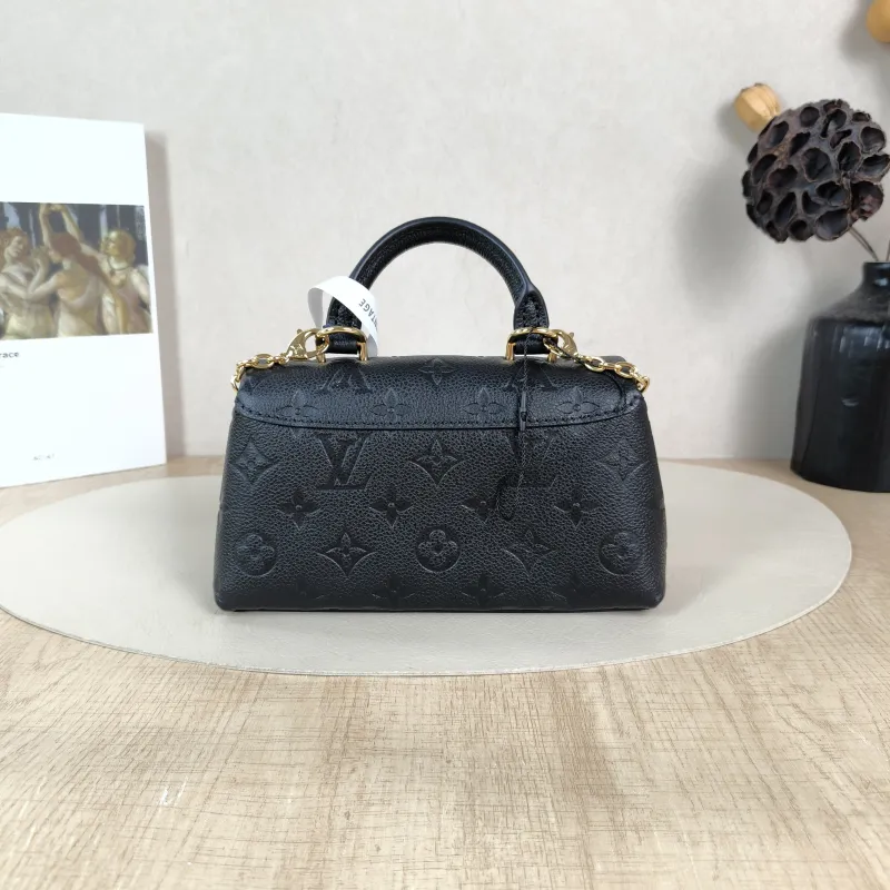 Louis Vuitton Crossbody Bag MADELEINE Black Monogram Empreinte Embossed Calfskin nano 21 × 6 × 12.5 cm — cover view 3 of 6