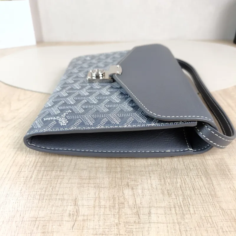 GOYARD Crossbody Bag Chypre Crossbody Bag Grey PVC One Size 21 × 4 × 16 cm — detail view 13 of 13