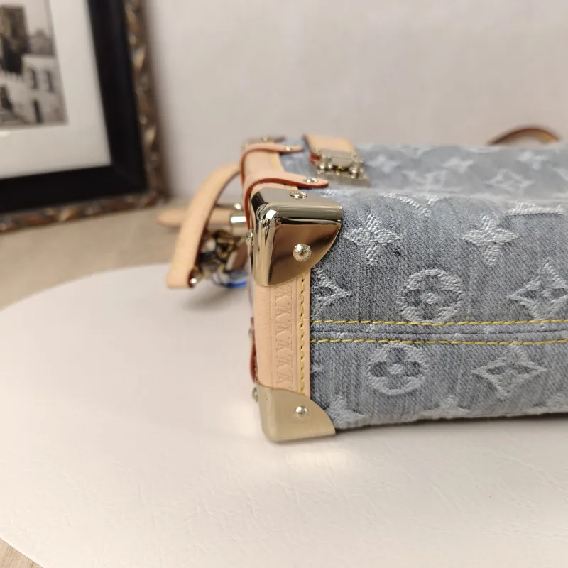 Louis Vuitton Crossbody Bag Side Trunk Box Grey Medium23.5 × 8.5 × 16 cm — cover view 3 of 10