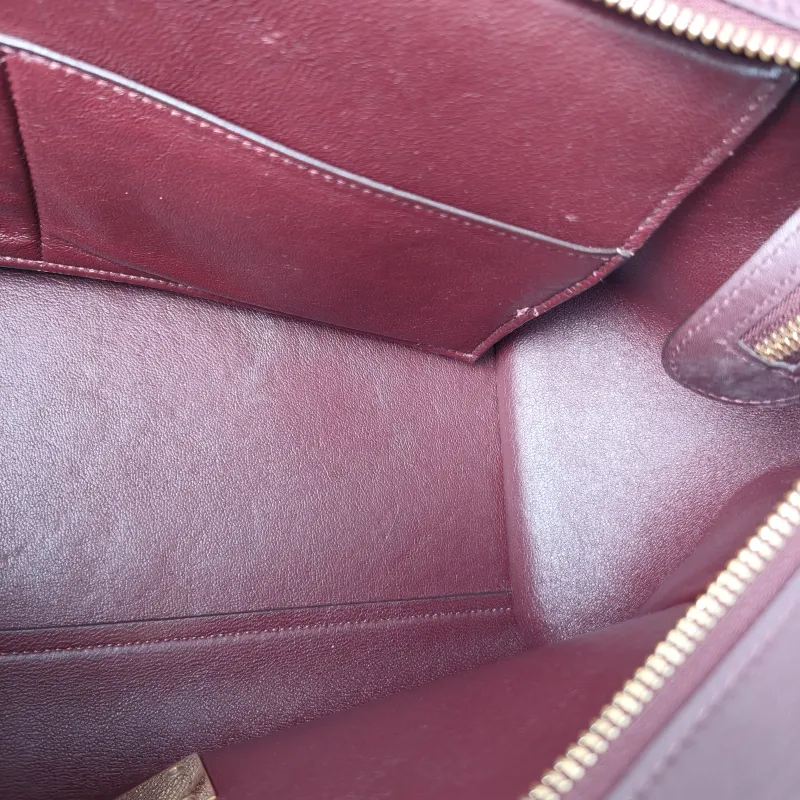 CELINE Crossbody Bag Trapeze Colorblock Calfskin Small27 × 13 × 22 cm — detail view 13 of 14