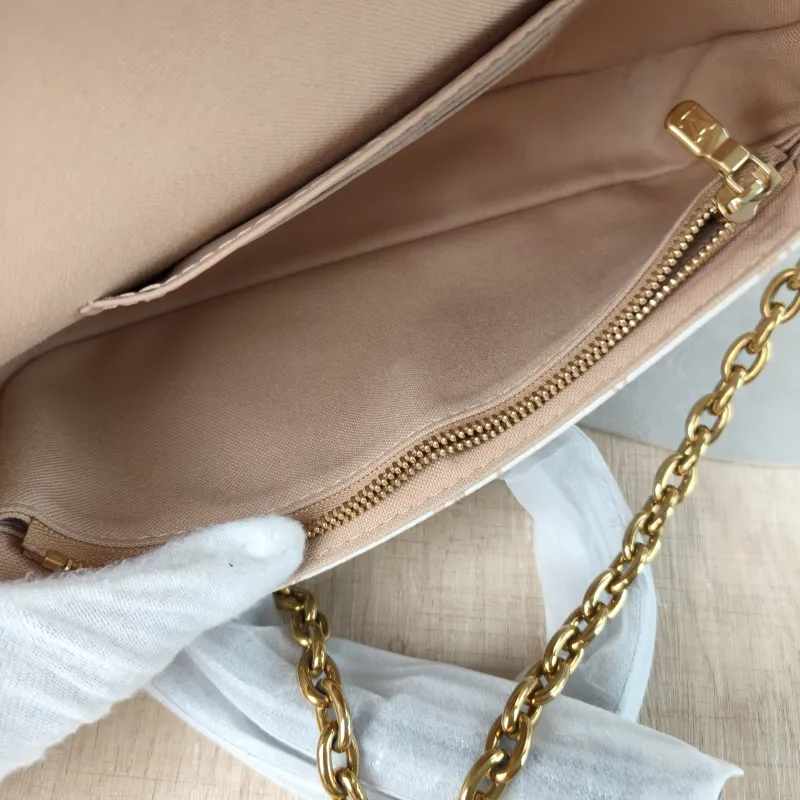 Louis Vuitton Crossbody Bag IVY · Beige PVC Small 23.5 × 4.3 × 12 cm Conditioned — detail view 7 of 11