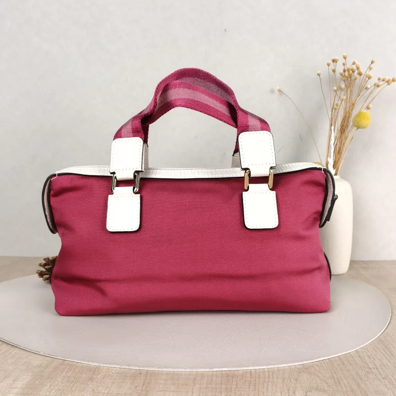 GUCCI Top Handle Bag Top Handle Bag Pink Canvas One Size30 × 9 × 18 cm — cover view 2 of 5