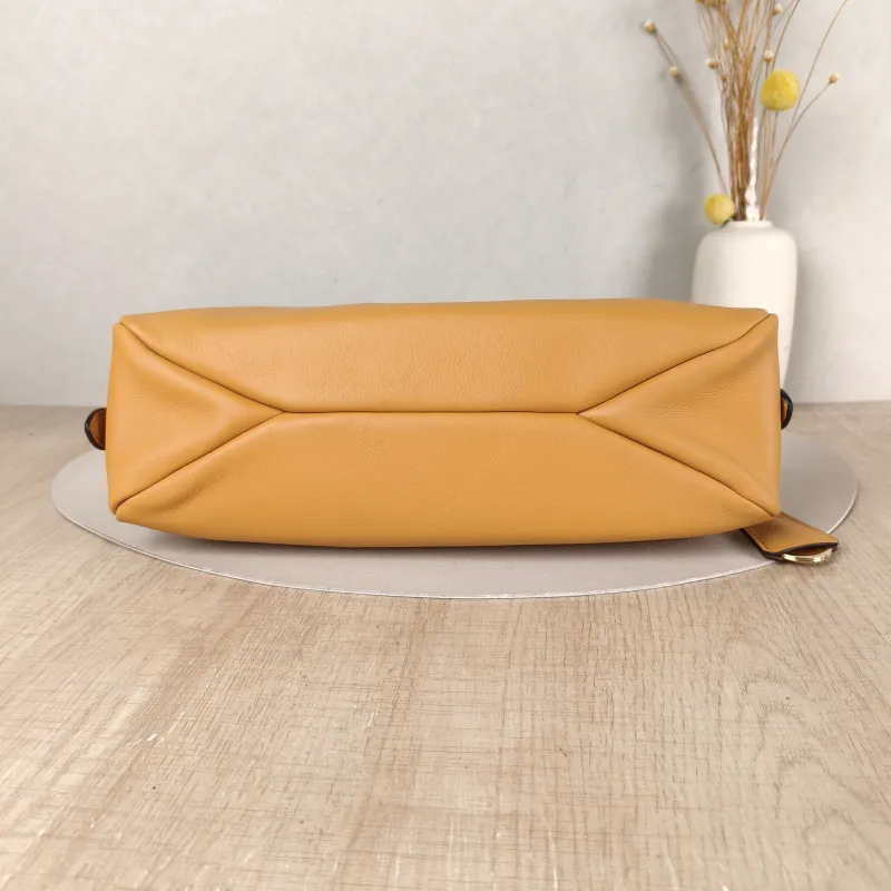 PRADA Shoulder Bag Aimée Yellow Calfskin One Size31 × 9 × 18 cm — cover view 5 of 5