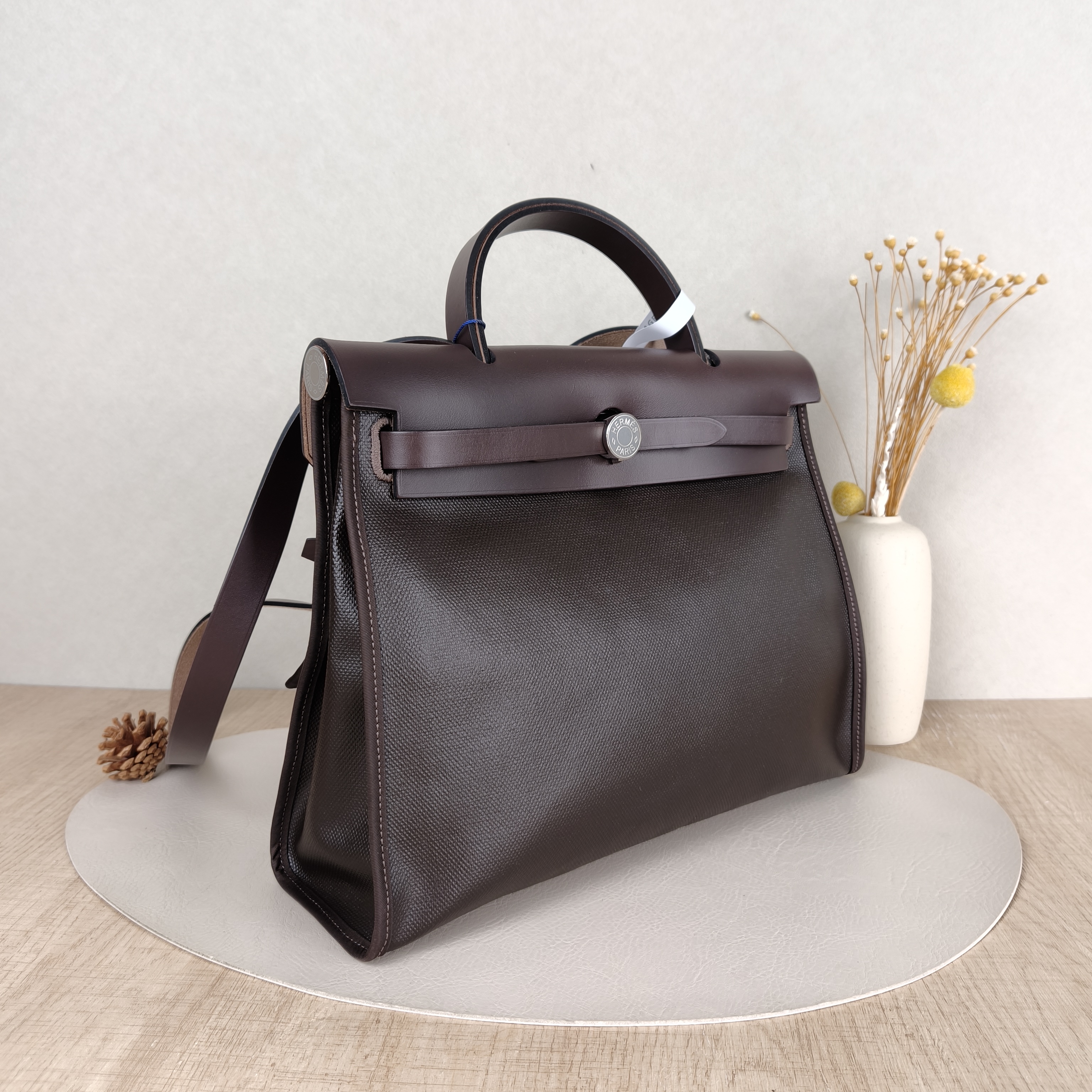 Hermès Crossbody Bag Herbag 31 PVC Medium30.5 × 11 × 25.5 cm — cover view 2 of 5
