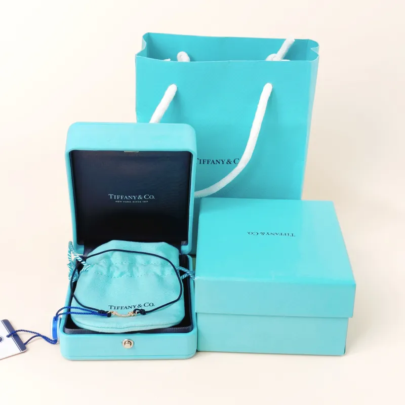Tiffany&Co. Bracelet T Smile Collection Pavé Diamond Rose Gold Diamond18KR ose Gold One Size22cm — cover view 8 of 9