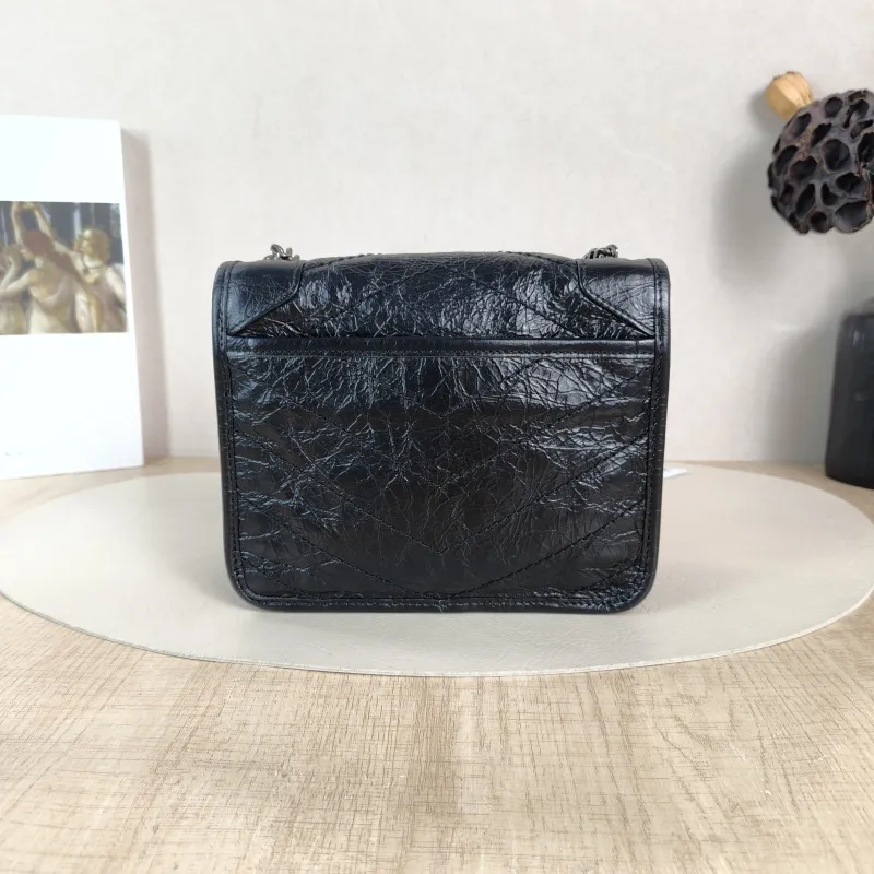 SAINT LAURENT Crossbody Bag Niki Chain Bagwoc Black Mini 19 × 5 × 16 cm — cover view 2 of 5