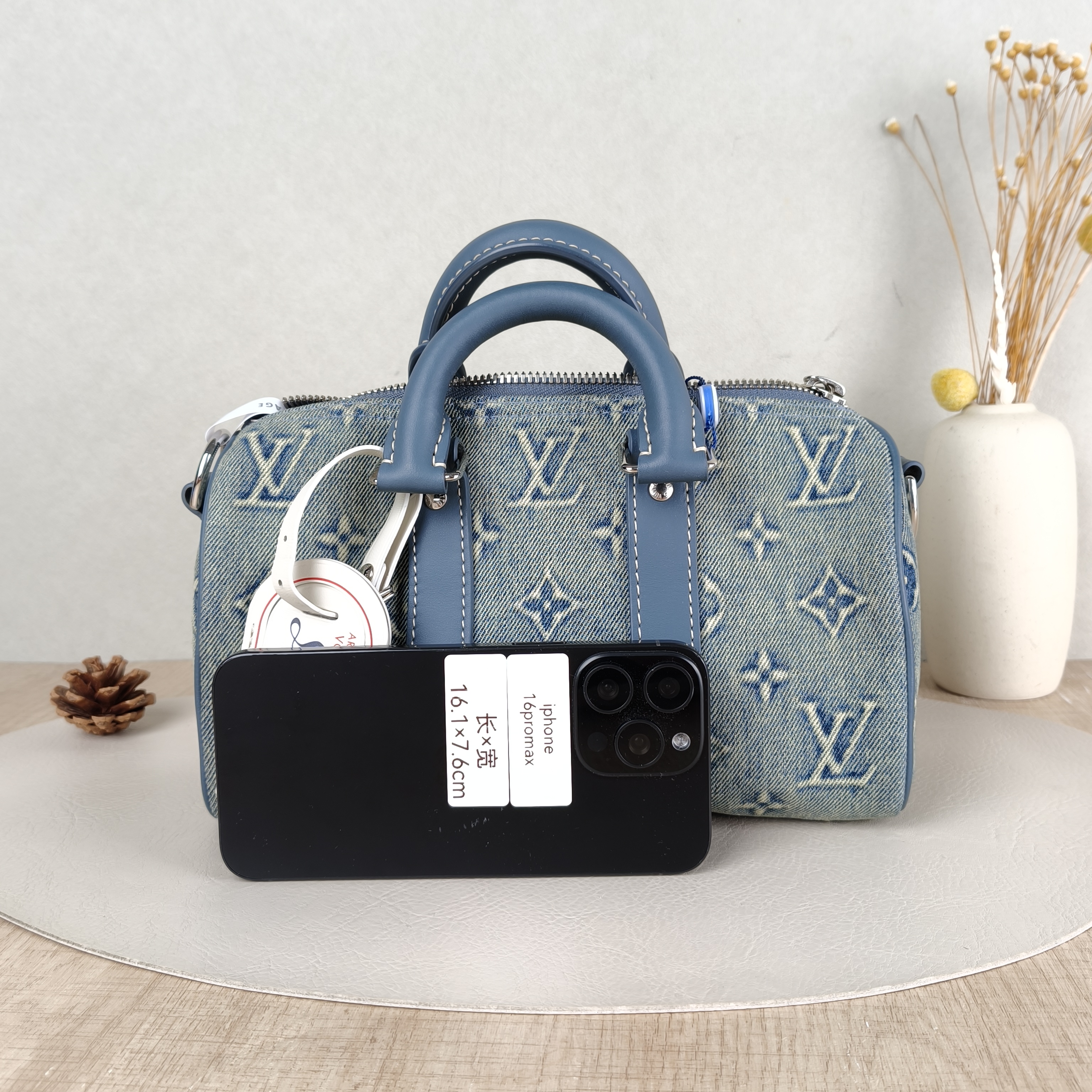 Louis Vuitton Crossbody Bag Keepall 25Blue Medium25 × 11 × 15 cm — cover view 5 of 5