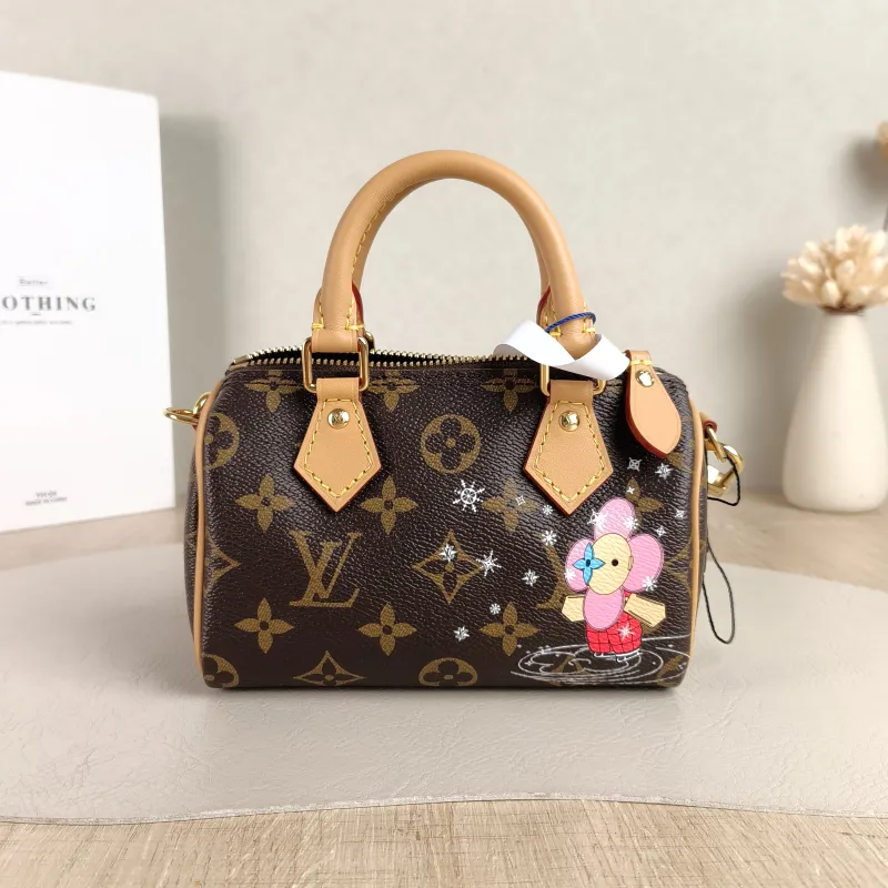 Louis Vuitton Crossbody Bag Speedy Nano Monogram · Vivienne PVC nano 16 × 7.5 × 10 cm
