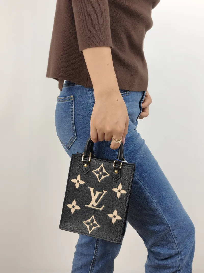 Louis Vuitton Crossbody Bag PETIT SAC PLAT Mini Calfskin Mini 14 × 5 × 17 cm — on-model view 2 of 2
