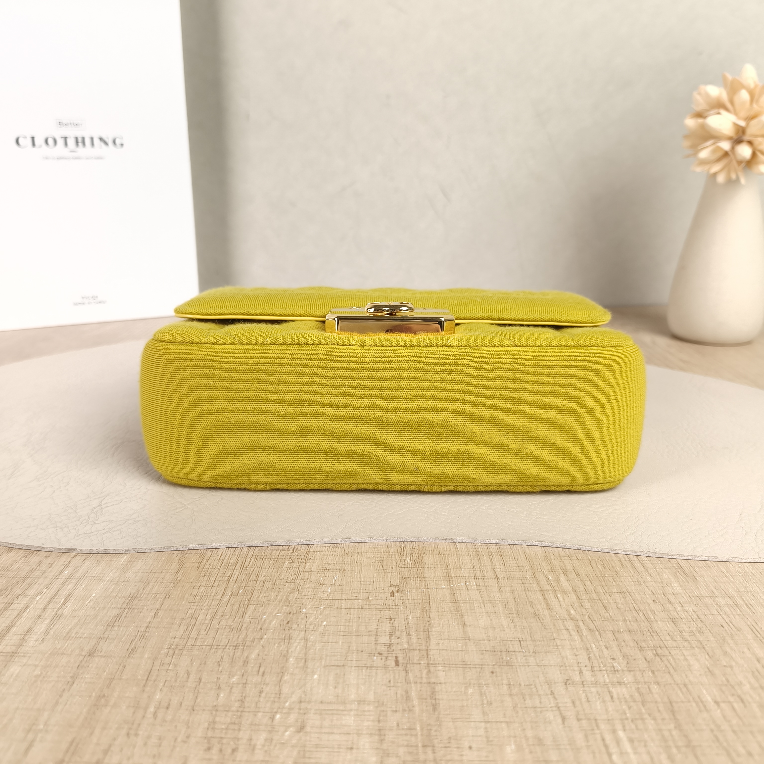 Chanel Crossbody Bag Crossbody Bag Yellow Canvas One Size19 × 6 × 12 cm — cover view 5 of 5