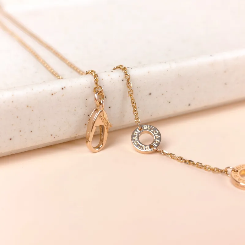 Bvlgari Necklace Divas' Dream Pavé Diamond Rose Gold Diamond18KR ose Gold Small 44cm — cover view 2 of 10
