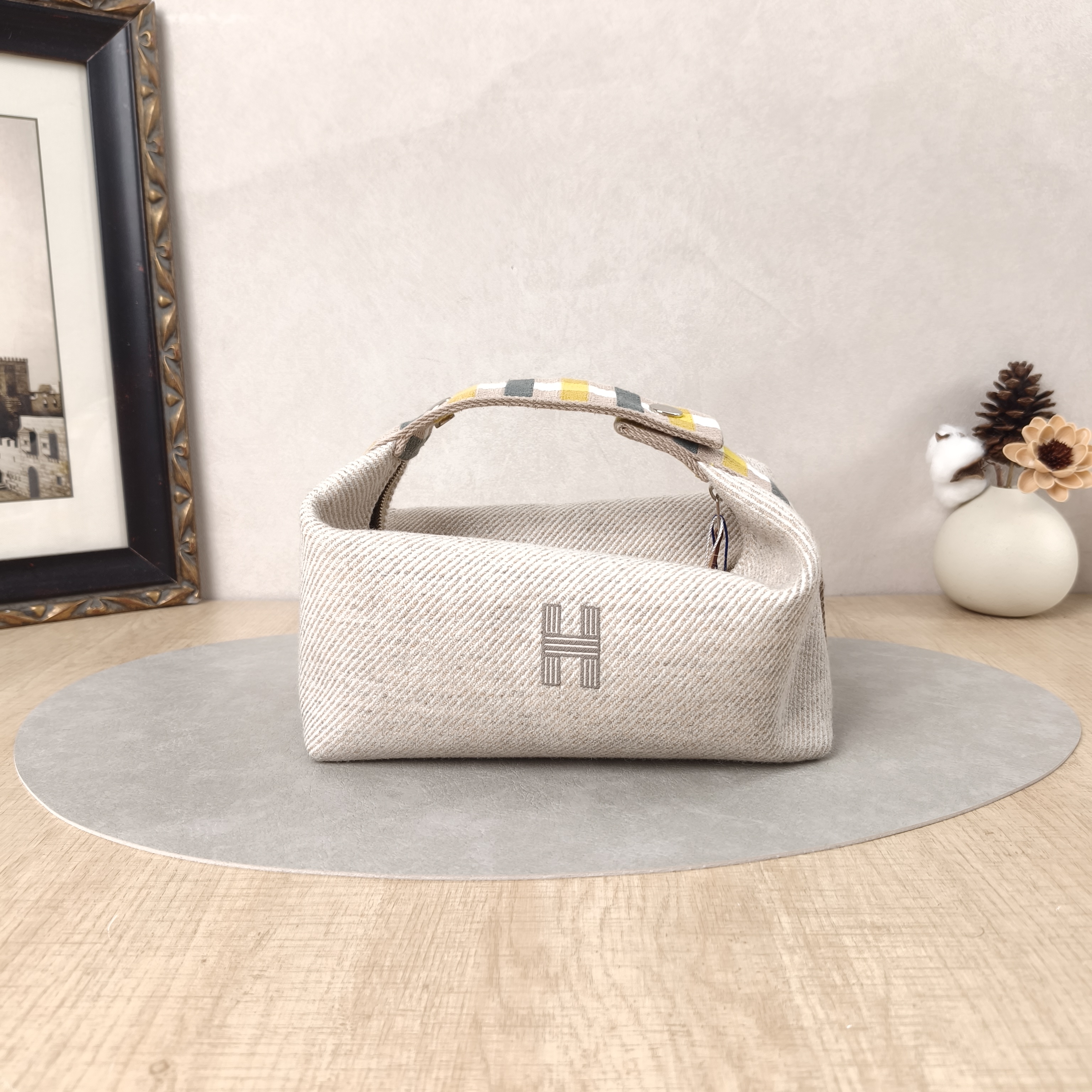 Hermès Top Handle Bag bride-a-brac Beige Small 21 × 12 × 17 cm