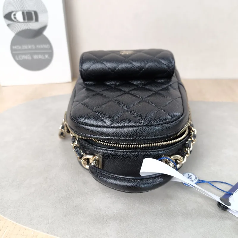 Chanel Backpack mini Backpack Collection Black Calfskin One Size13 × 9 × 18 cm — detail view 11 of 14
