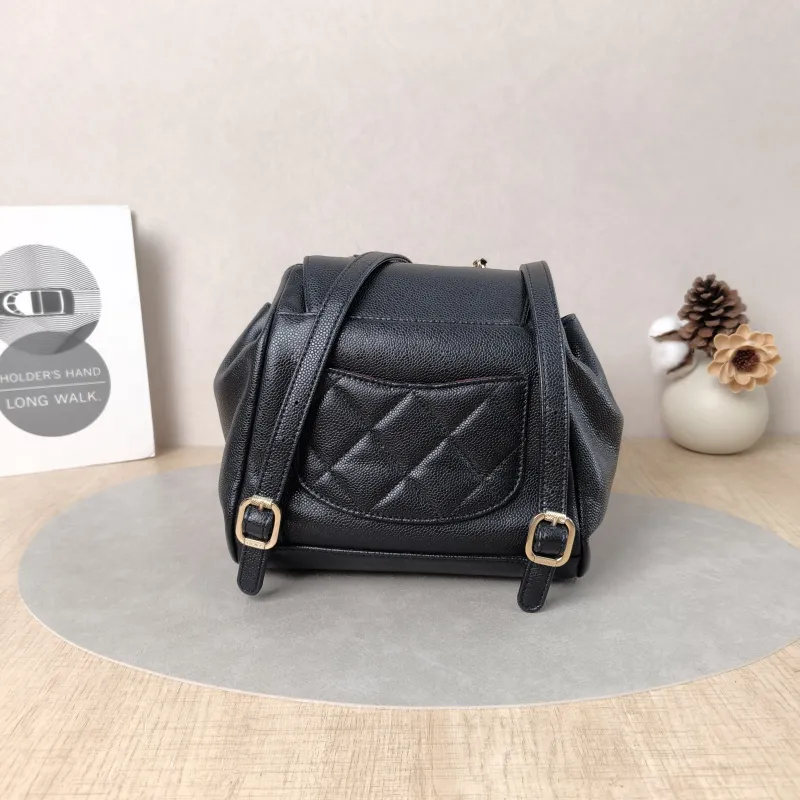 Chanel Backpackaffinity Backpack Black Calfskin Small20 × 14 × 22 cm — cover view 2 of 5