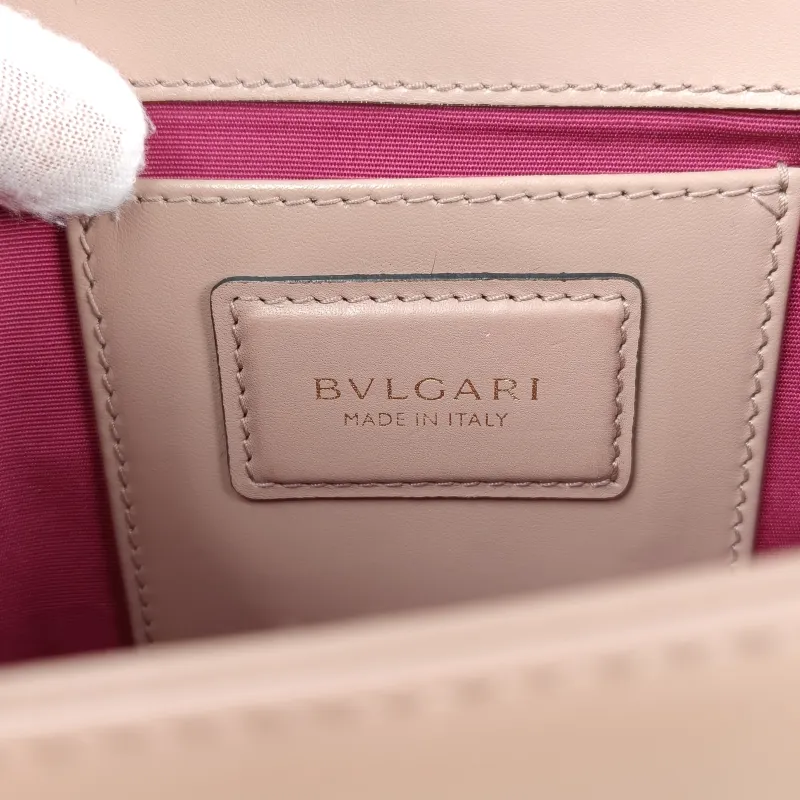 Bvlgari Shoulder Bag Serpenti Forever Collection Crossbody Bag Beige Calfskin One Size 22 × 5 × 14 cm — detail view 7 of 15