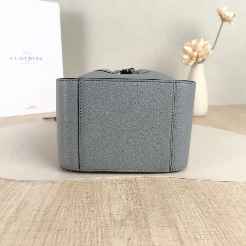 LOEWE Crossbody Bag Hammock Blue Calfskin Mini 17 × 11 × 19.5 cm — cover view 3 of 5