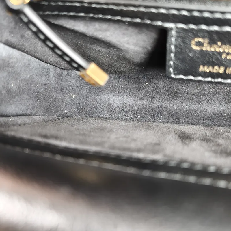 DIOR Shoulder Bag Jolie Top Handle Pearl Crossbody Bag Black Calfskin Small22 × 8 × 14 cm — detail view 2 of 12