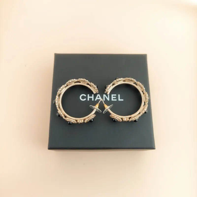 Chanel Earrings Earrings Gold One Size โ cover view 4 of 6