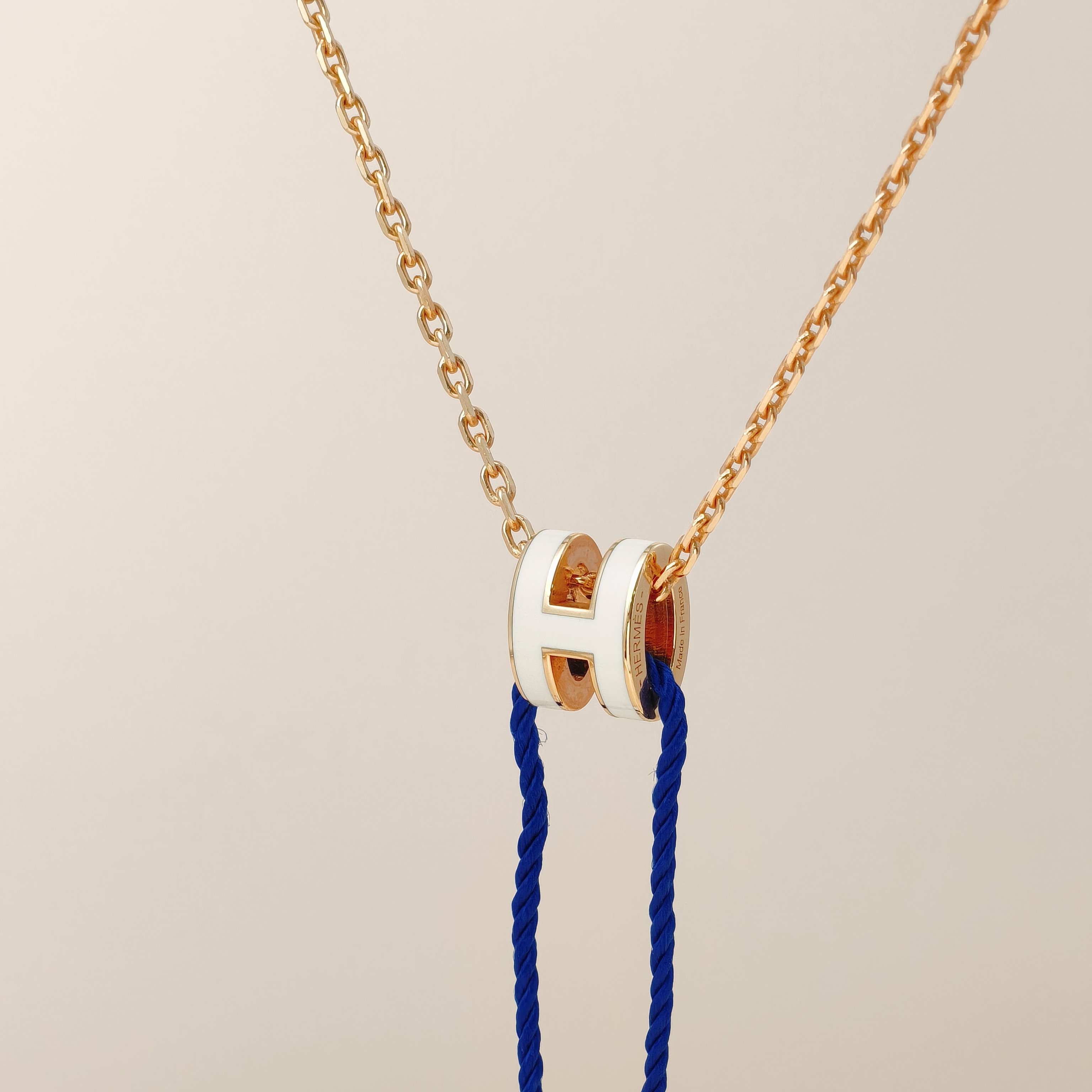 Hermès Necklace Pop HN ecklace White mini40cm — cover view 7 of 10